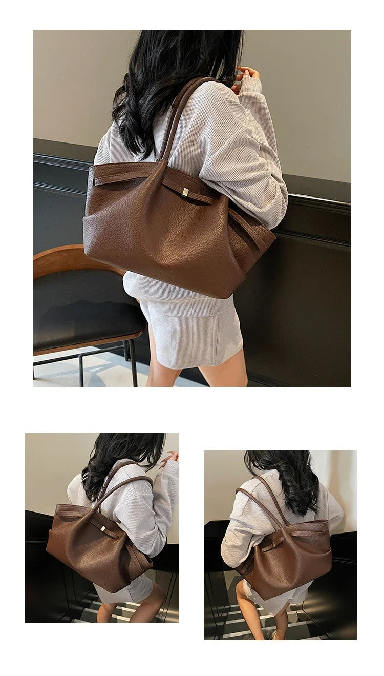 Seryfani Essentials Luxury Leather Tote Bag