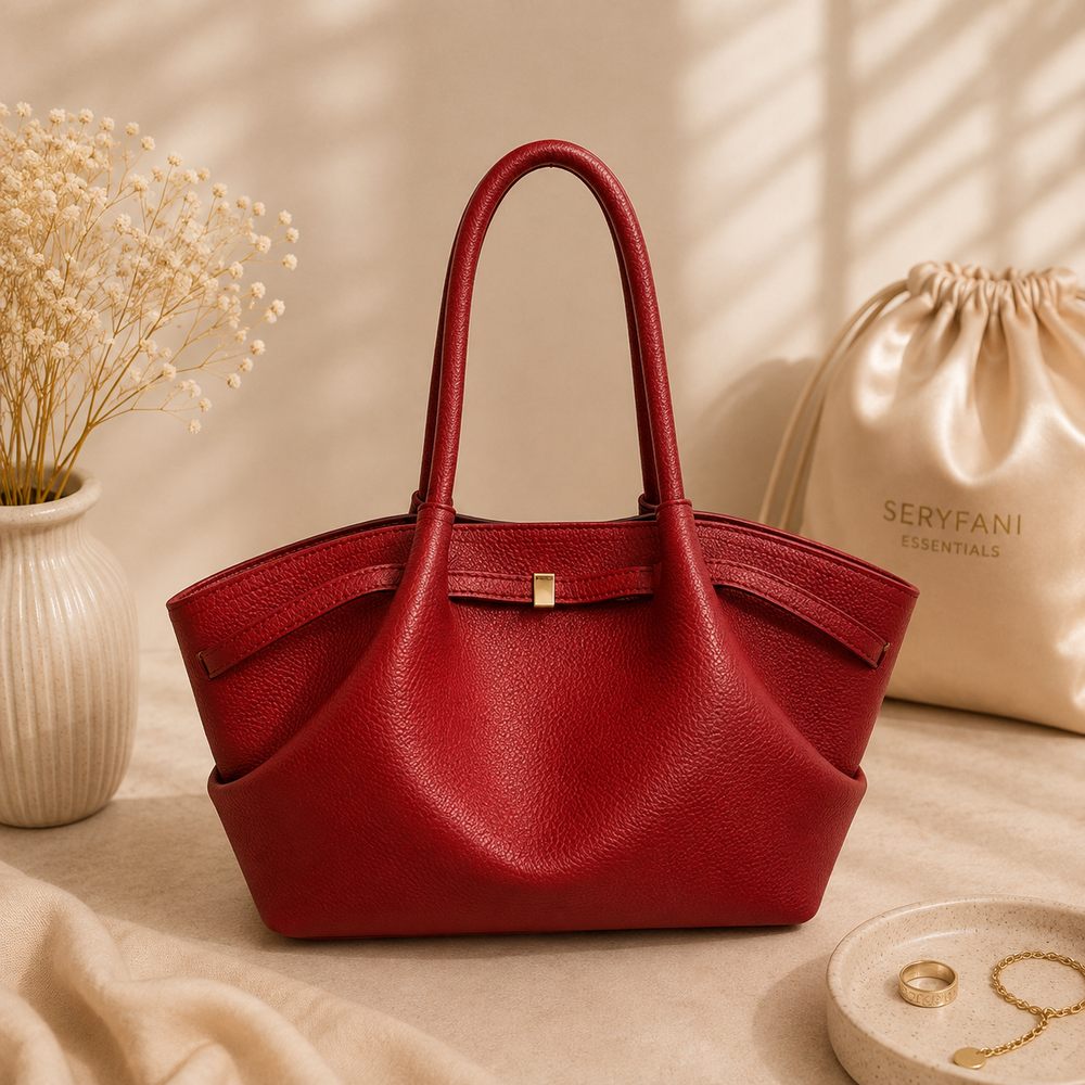 Seryfani Essentials Luxury Leather Tote Bag
