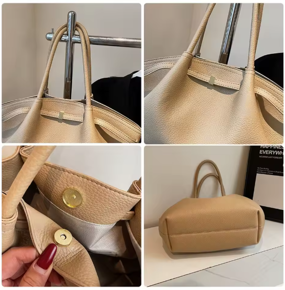 Seryfani Essentials Luxury Leather Tote Bag