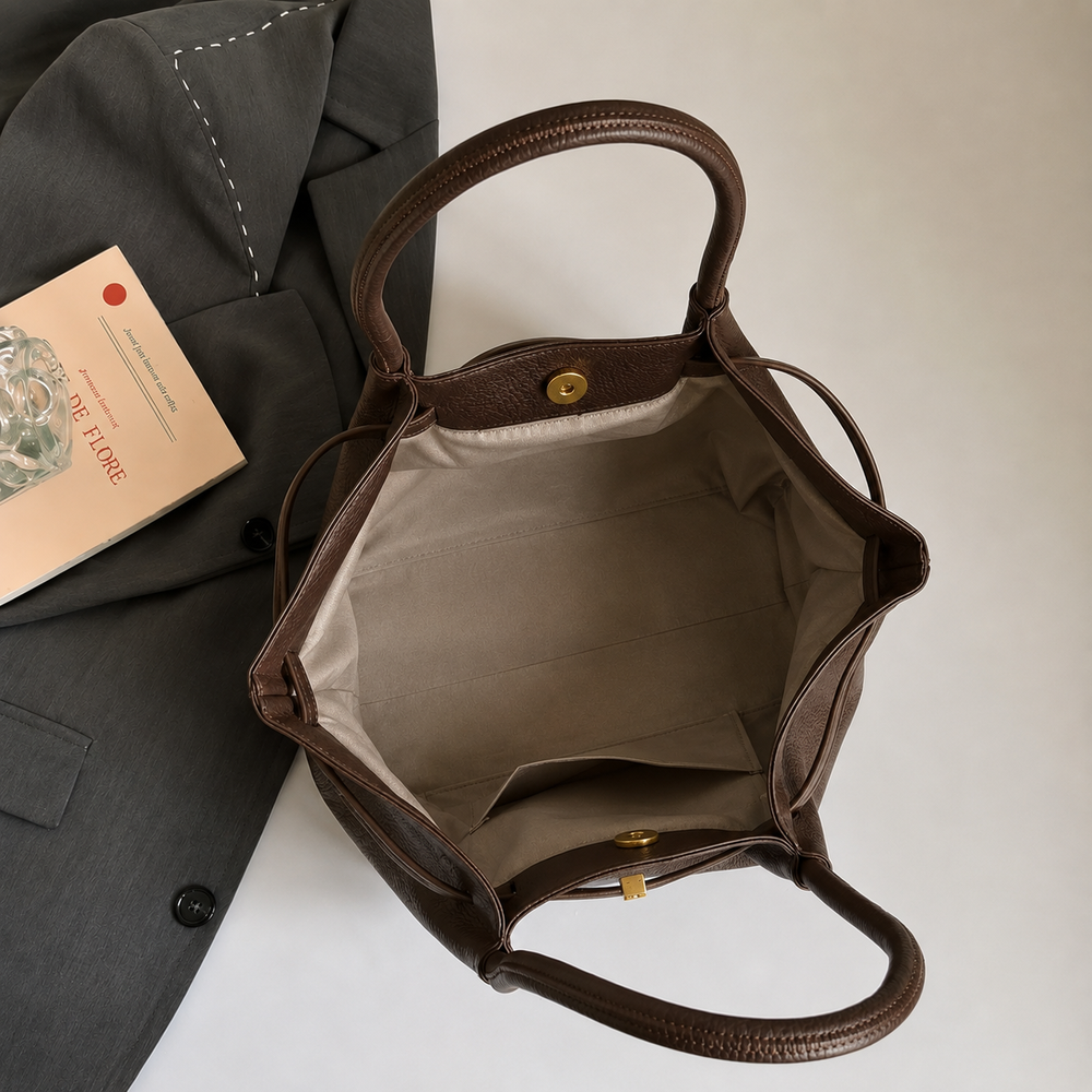 Seryfani Essentials Luxury Leather Tote Bag