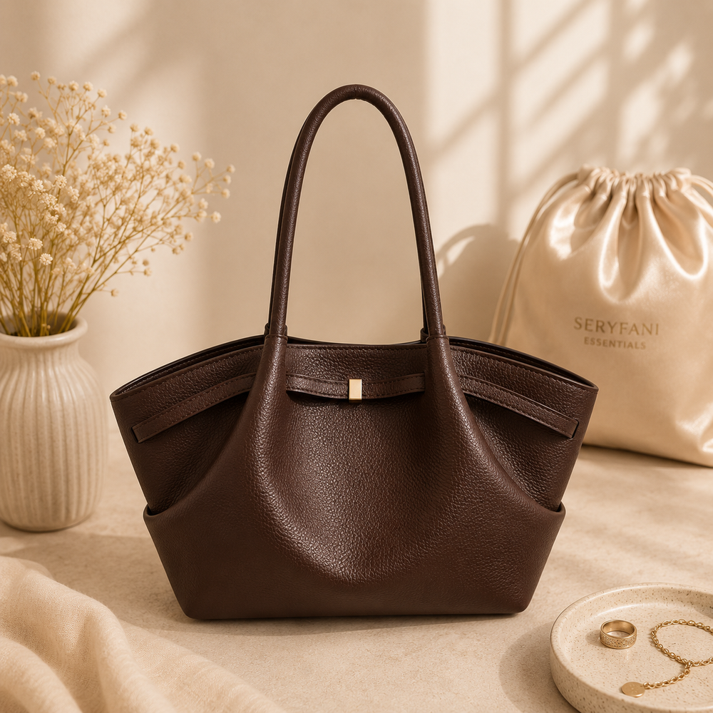 Seryfani Essentials Luxury Leather Tote Bag